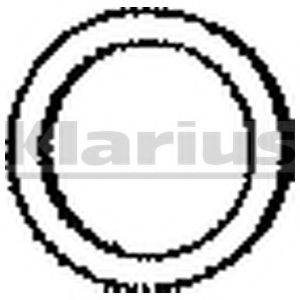 ROV/TRIU/JAGU/AUSTIN C184051 Прокладка, труба вихлопного газу