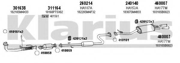 KLARIUS 420166E Система випуску ОГ