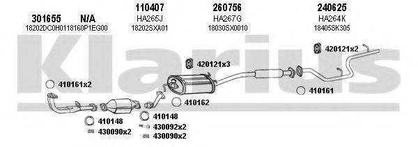 KLARIUS 420169E Система випуску ОГ