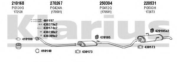 KLARIUS 630478E Система випуску ОГ