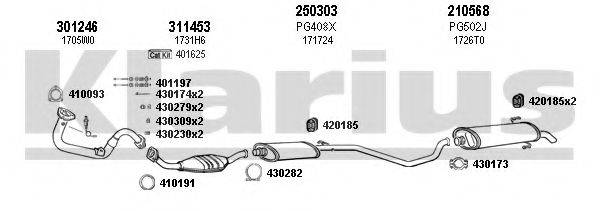 KLARIUS 630619E Система випуску ОГ