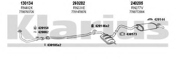 KLARIUS 720183E Система випуску ОГ