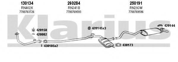 KLARIUS 720383E Система випуску ОГ