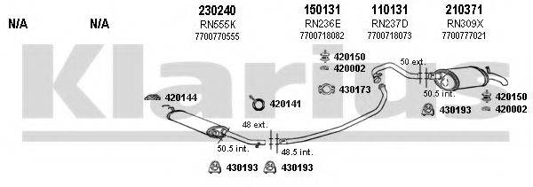 KLARIUS 720477E Система випуску ОГ
