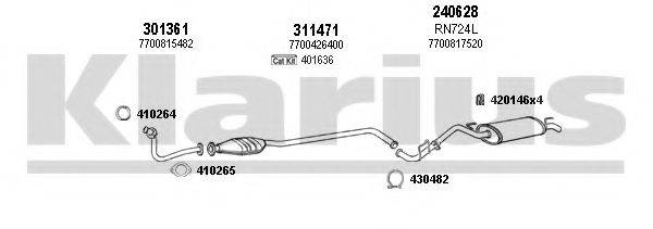 KLARIUS 720770E Система випуску ОГ