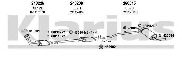 KLARIUS 790018E Система випуску ОГ