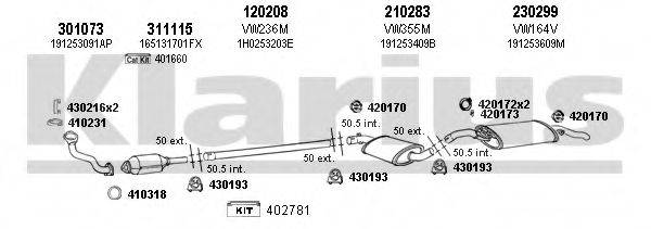 KLARIUS 930486E Система випуску ОГ