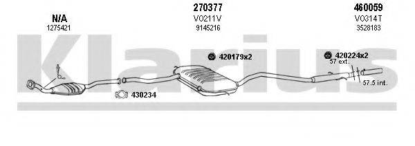 KLARIUS 960290E Система випуску ОГ