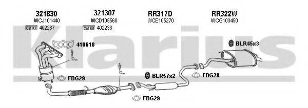 KLARIUS 120365U Система випуску ОГ