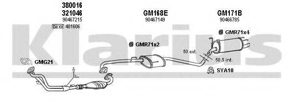 KLARIUS 390661U Система випуску ОГ