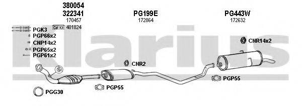 KLARIUS 630240U Система випуску ОГ