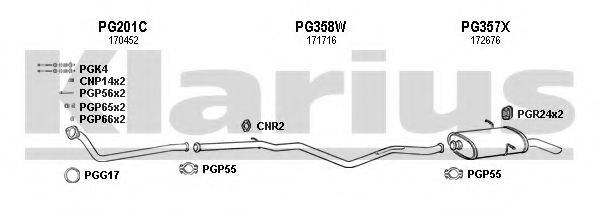 KLARIUS 630247U Система випуску ОГ