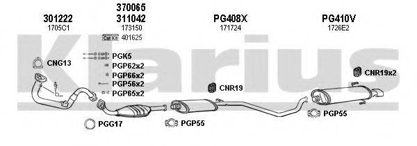 KLARIUS 630309U Система випуску ОГ