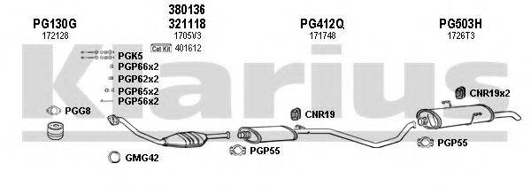 KLARIUS 630479U Система випуску ОГ