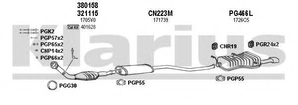 KLARIUS 630524U Система випуску ОГ