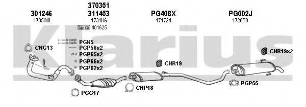 KLARIUS 630619U Система випуску ОГ