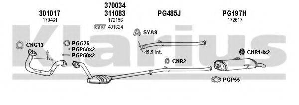 KLARIUS 630648U Система випуску ОГ