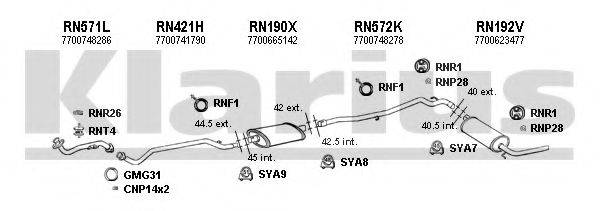 KLARIUS 720416U Система випуску ОГ