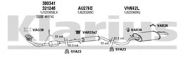 KLARIUS 790319U Система випуску ОГ