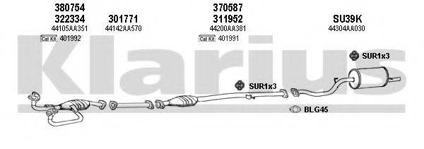 KLARIUS 800026U Система випуску ОГ