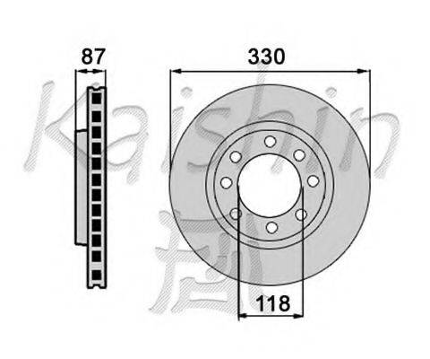 KAISHIN CBR370 гальмівний диск