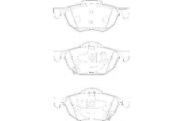 WAGNER WBP23719A Комплект гальмівних колодок, дискове гальмо