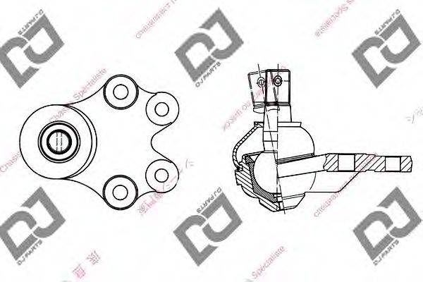 DJ PARTS DB1010 несучий / напрямний шарнір