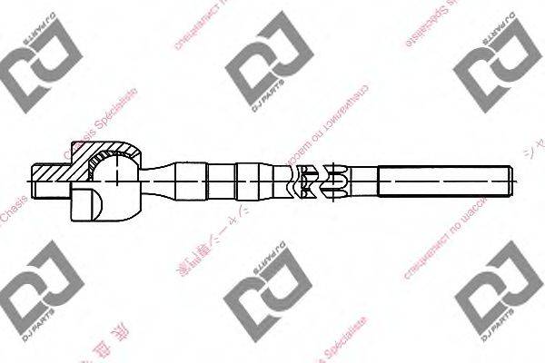 DJ PARTS DR1047 Осьовий шарнір, рульова тяга