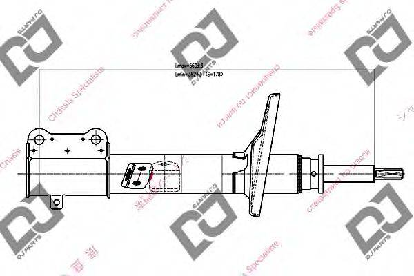 DJ PARTS DS1012GS Амортизатор