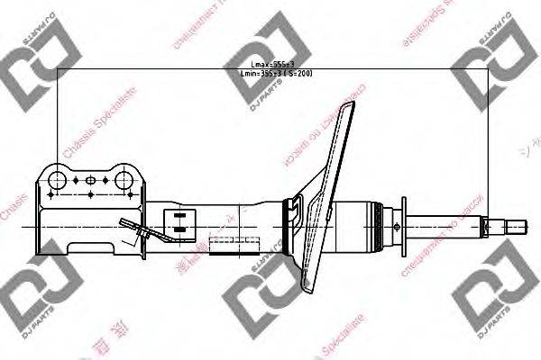 DJ PARTS DS1032GS Амортизатор