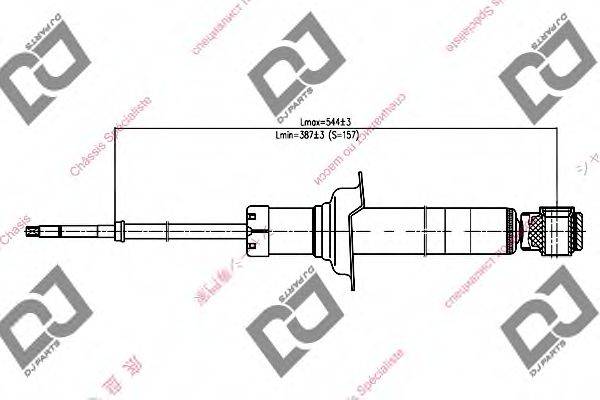 DJ PARTS DS1137GT Амортизатор