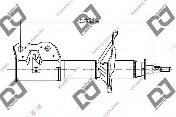 DJ PARTS DS1147GS Амортизатор