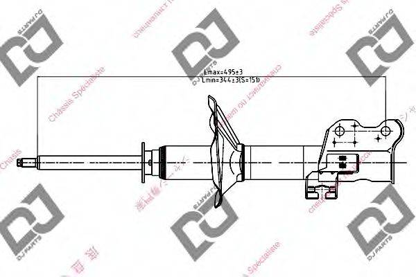 DJ PARTS DS1097HS Амортизатор