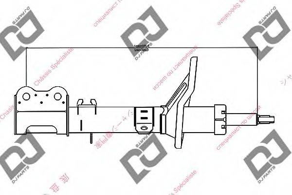 DJ PARTS DS1247GS Амортизатор