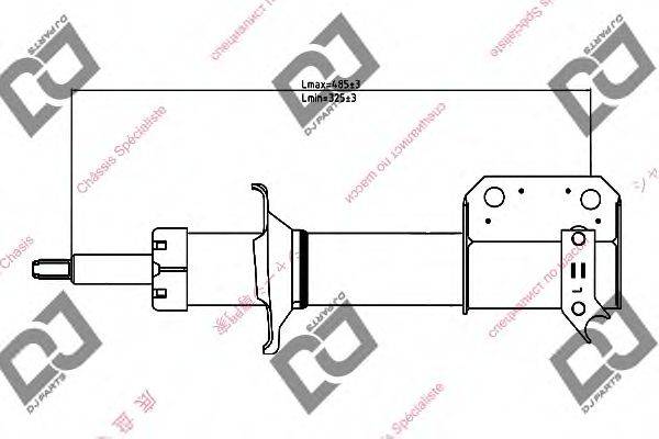 DJ PARTS DS1344GS Амортизатор