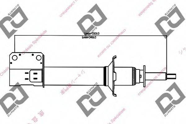 DJ PARTS DS1345GS Амортизатор