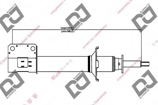 DJ PARTS DS1346GS Амортизатор