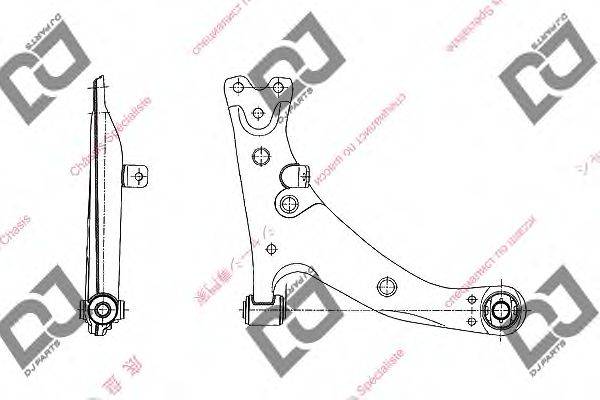 DJ PARTS DA1067 Важіль незалежної підвіски колеса, підвіска колеса