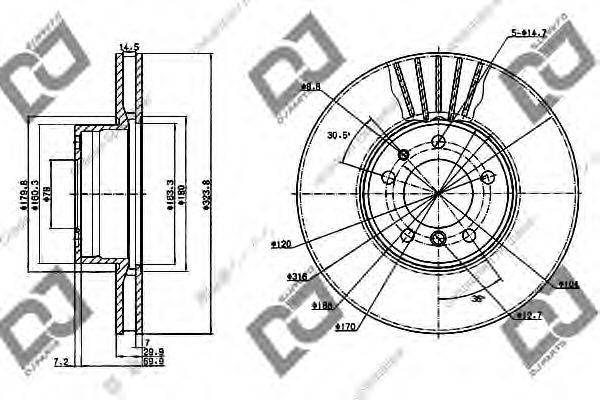 DJ PARTS BD1180