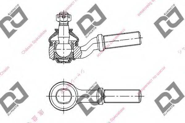 DJ PARTS DE1165 Наконечник поперечної кермової тяги