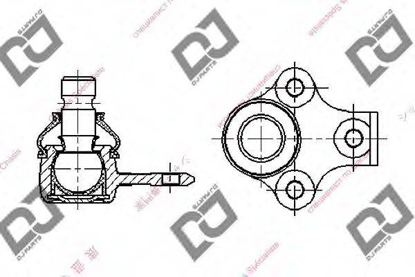 DJ PARTS DB1274 несучий / напрямний шарнір