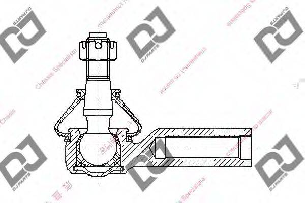 DJ PARTS DE1403 Наконечник поперечної кермової тяги