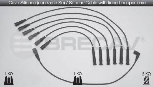 BRECAV 04519 Комплект дротів запалювання