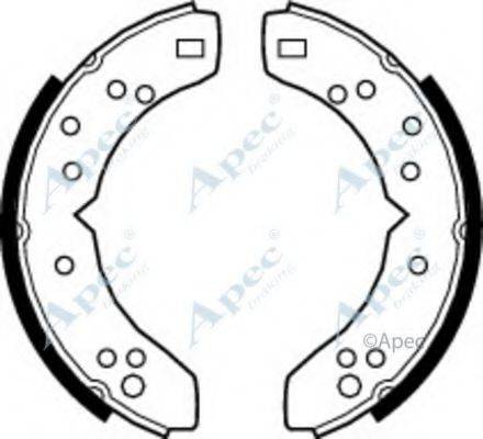 APEC BRAKING SHU282 Гальмівні колодки