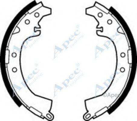 APEC BRAKING SHU484 Гальмівні колодки