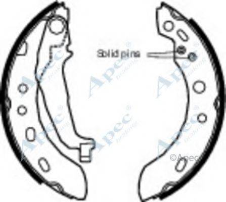 APEC BRAKING SHU665 Гальмівні колодки