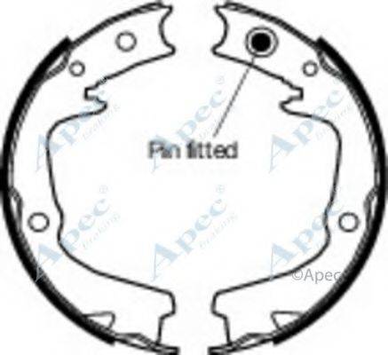 APEC BRAKING SHU776 Гальмівні колодки
