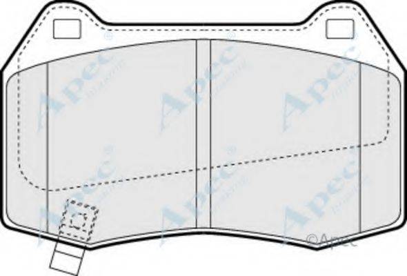 APEC BRAKING PAD1368