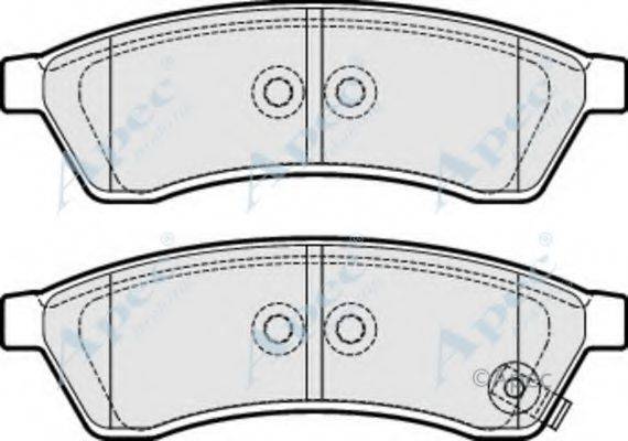 APEC BRAKING PAD1672