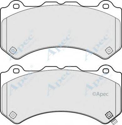 APEC BRAKING PAD1743 Комплект гальмівних колодок, дискове гальмо